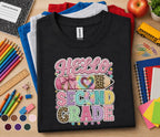 Hello Second Grade Shirt, Cute Coquette Back to School Tee