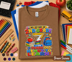 My 1st Day of 2nd Grade Shirt 7 Years Old Ready to Learn Back to School Tee First Day of School Student Gift Second Grade Outfit