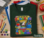 My 1st Day of 2nd Grade Shirt 7 Years Old Ready to Learn Back to School Tee First Day of School Student Gift Second Grade Outfit