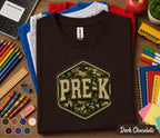 Pre-K Camo Back to School Shirt Preschool Student First Day of Pre-K Tee Camouflage School Outfit Kids Teacher Gift Kindergarten Ready
