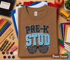 Pre-K Stud Shirt Funny Back to School Shirt First Day of Pre-K Tee Preschool Student Outfit Cool Kids School Shirt Preschool Gift Idea