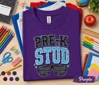 Pre-K Stud Shirt Funny Back to School Shirt First Day of Pre-K Tee Preschool Student Outfit Cool Kids School Shirt Preschool Gift Idea