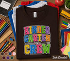 Kindergarten Crew Shirt Group Back to School Tee First Day of Kindergarten Teacher Student Class Matching Shirt Kids School Team Gift Idea