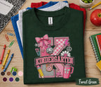 Kindergarten Coquette Bow Shirt Pink Back to School Tee First Day of Kindergarten Girl School Cute Student Gift Teacher Style