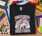 Kindergarten Here I Come Unicorn Shirt First Day of School Tee Cute Rainbow Unicorn Back to School Shirt for Girls Ki...