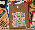 Kindergarten Shirt, Cute Floral Kindergarten Tee, First Day of Kindergarten Shirt, Back to School Kids Shirt, Teacher Student School Gift