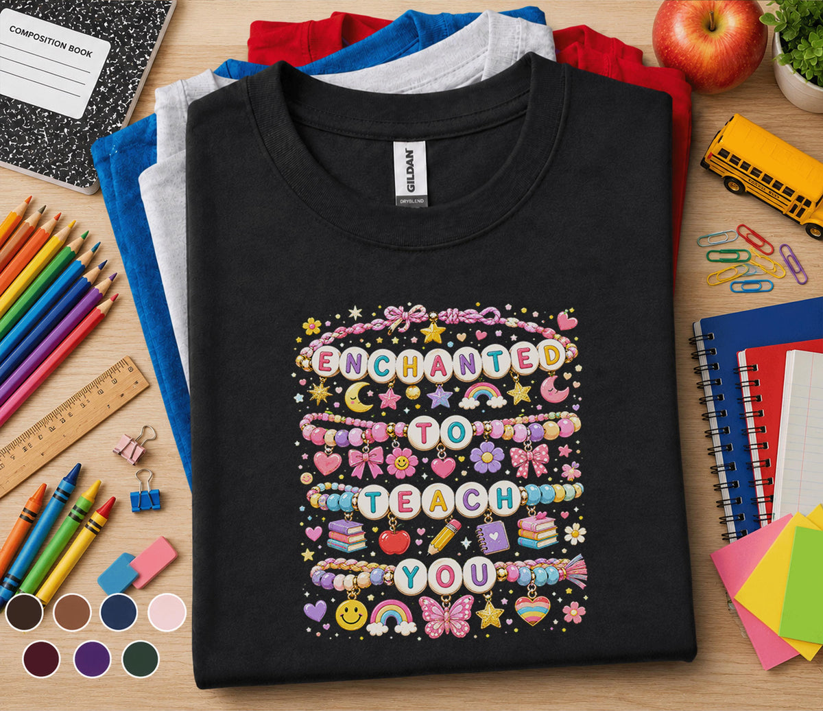 Enchanted to Teach You Shirt, Cute Teacher Shirt