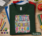Welcome Back to School Shirt, Cute First Day of School Tee, Colorful School Supplies Shirt, Teacher Student Gift, Back to School Apparel