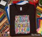 Welcome Back to School Shirt, Cute First Day of School Tee, Colorful School Supplies Shirt, Teacher Student Gift, Back to School Apparel