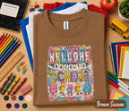 Welcome Back to School Shirt, Cute First Day of School Tee, Colorful School Supplies Shirt, Teacher Student Gift, Back to School Apparel
