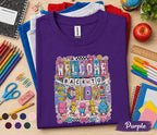Welcome Back to School Shirt, Cute First Day of School Tee, Colorful School Supplies Shirt, Teacher Student Gift, Back to School Apparel