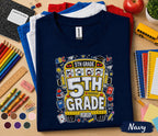 5th Grade Back to School Shirt, First Day of 5th Grade Tee, School Bus Student Shirt, Fifth Grade Kids Gift, Elementary School Apparel