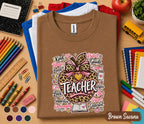 Teacher Apple Shirt, Back to School Teacher Tee, Leopard Apple Teacher Gift Shirt, Cute Teacher Appreciation Shirt, Classroom Educator