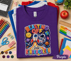 Blasting Off Into Kindergarten Shirt, Space Back to School Tee, First Day of Kindergarten Shirt, Rocket Astronaut School Gift Kids