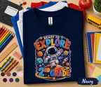 Ready to Explore 2nd Grade Shirt, Second Grade Back to School Tee, Astronaut Space School Shirt, First Day of 2nd Grade Gift